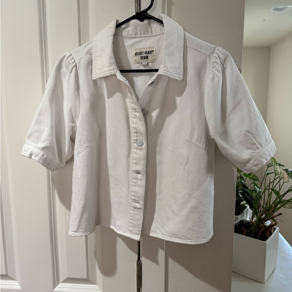 Velvet Heart Classic White Jacket